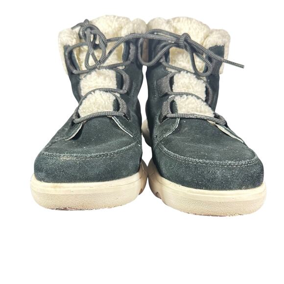 Sorel Women's Explorer™ II Carnival Cozy Boot Black/Sea Salt 8 B - Medium suede - Picture 3 of 11